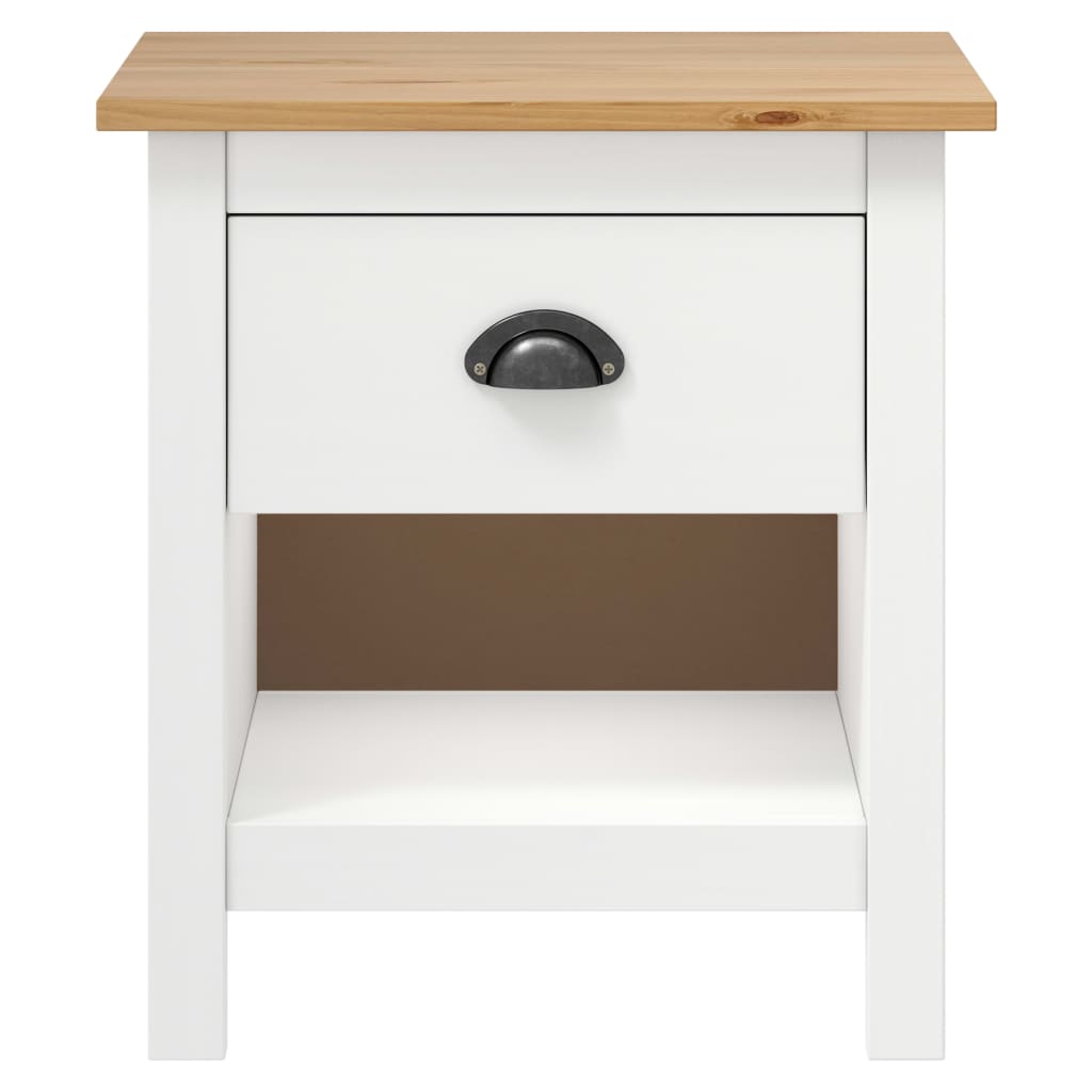 Nattbord 2 stk Hill 46x35x49,5 cm heltre furu