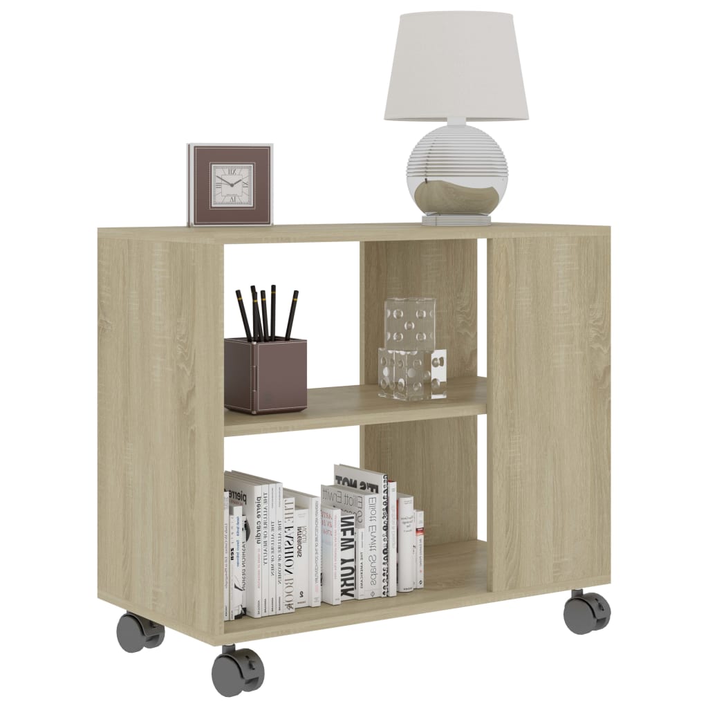 Sidebord sonoma eik 70x35x55 cm konstruert tre