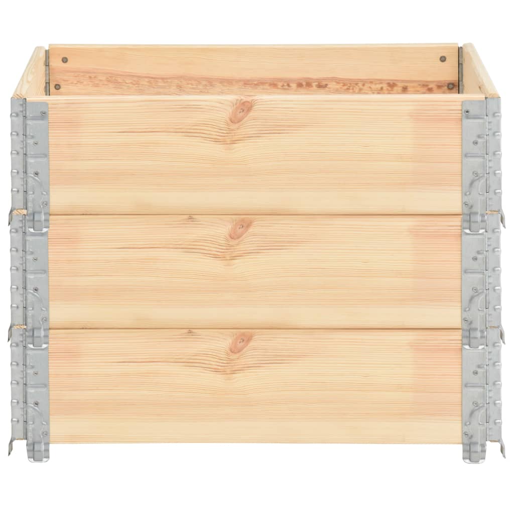 Pallekarmer 3 stk 60x80 cm heltre furu