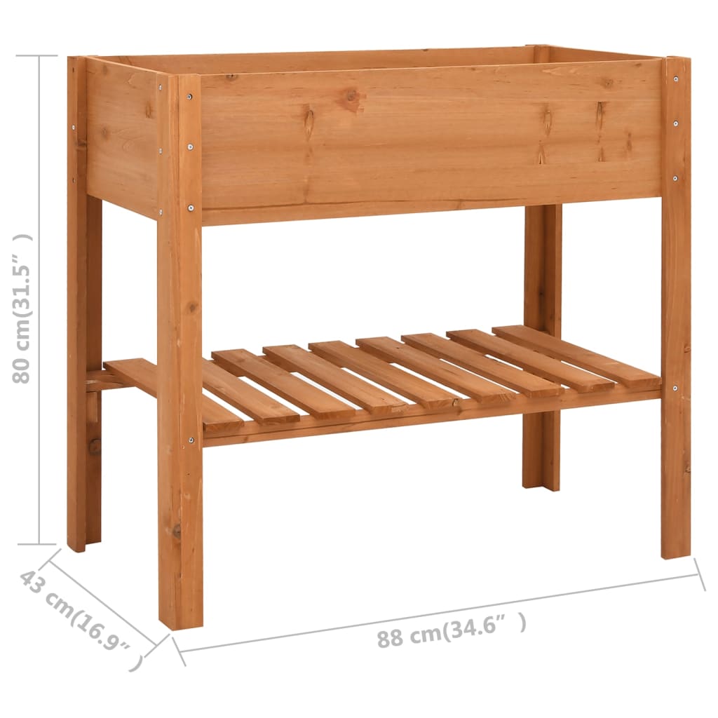 Plantekasse 88x43x80 cm gran