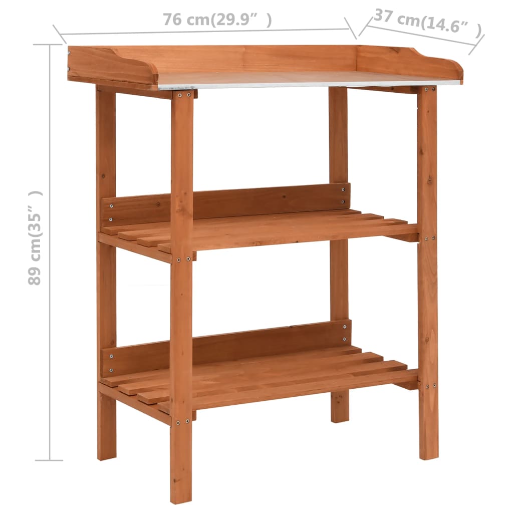 Plantestativ 76x37x89 cm gran
