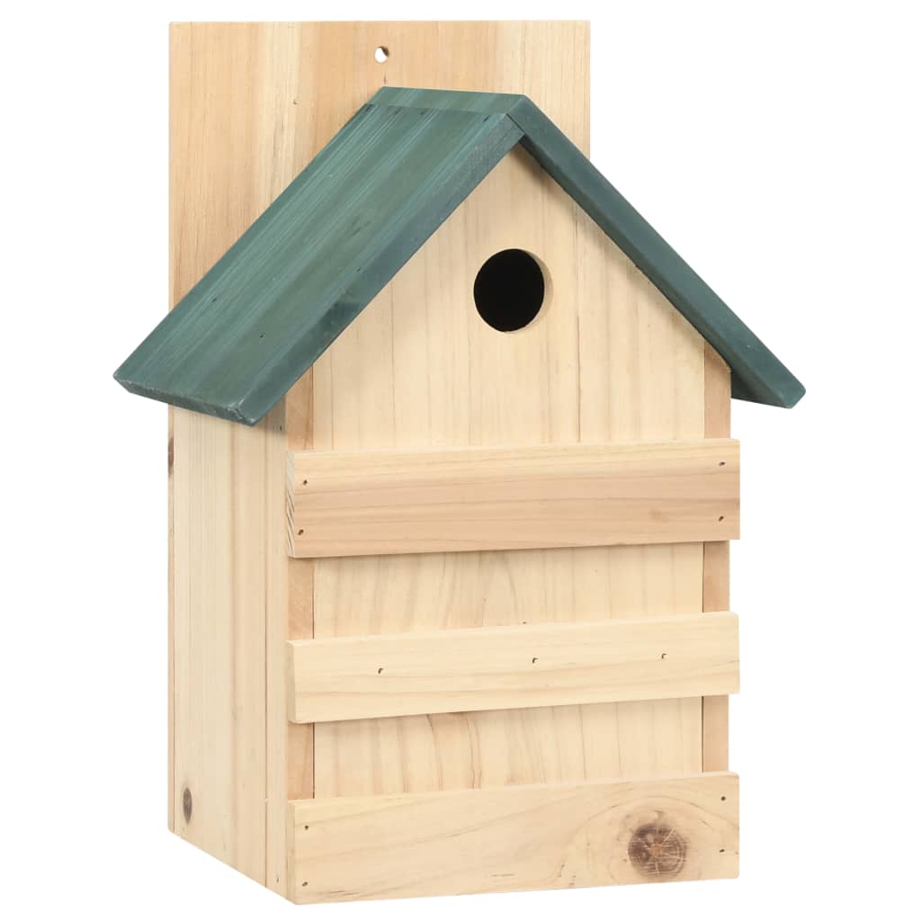 Fuglehus 4 stk 23x19x33 cm gran