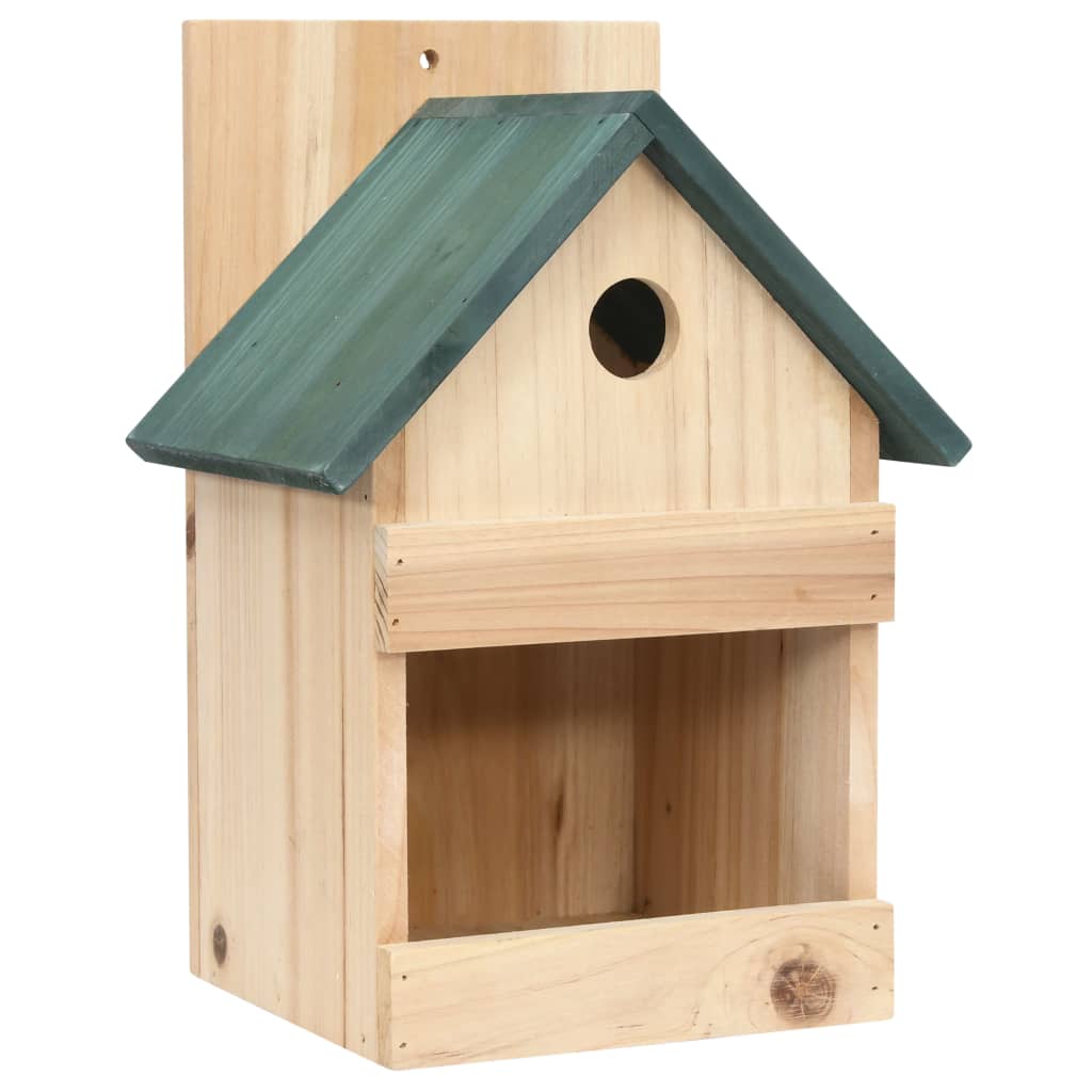 Fuglehus 4 stk 23x19x33 cm gran