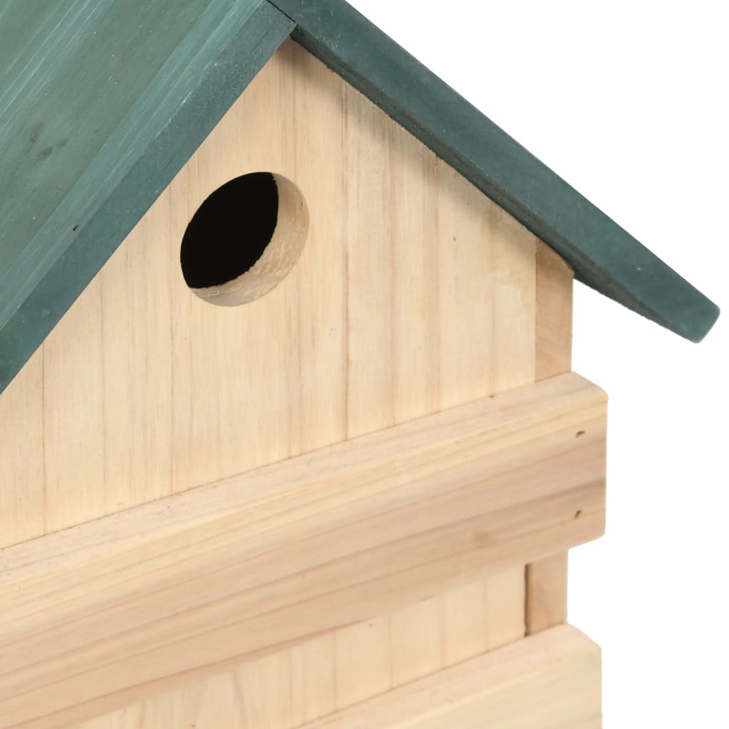 Fuglehus 4 stk 23x19x33 cm gran
