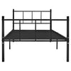 Sengeramme svart metall 90x200 cm