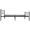 Sengeramme svart metall 140x200 cm