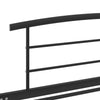 Sengeramme svart metall 100x200 cm