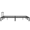 Sengeramme svart metall 140x200 cm