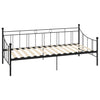 Ramme til dagseng svart metall 90x200 cm
