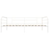Ramme til dagseng hvit metall 90x200 cm