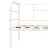 Ramme til dagseng hvit metall 90x200 cm