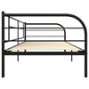 Ramme til dagseng svart metall 90x200 cm