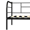 Ramme til dagseng svart metall 90x200 cm