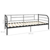 Ramme til dagseng svart metall 90x200 cm