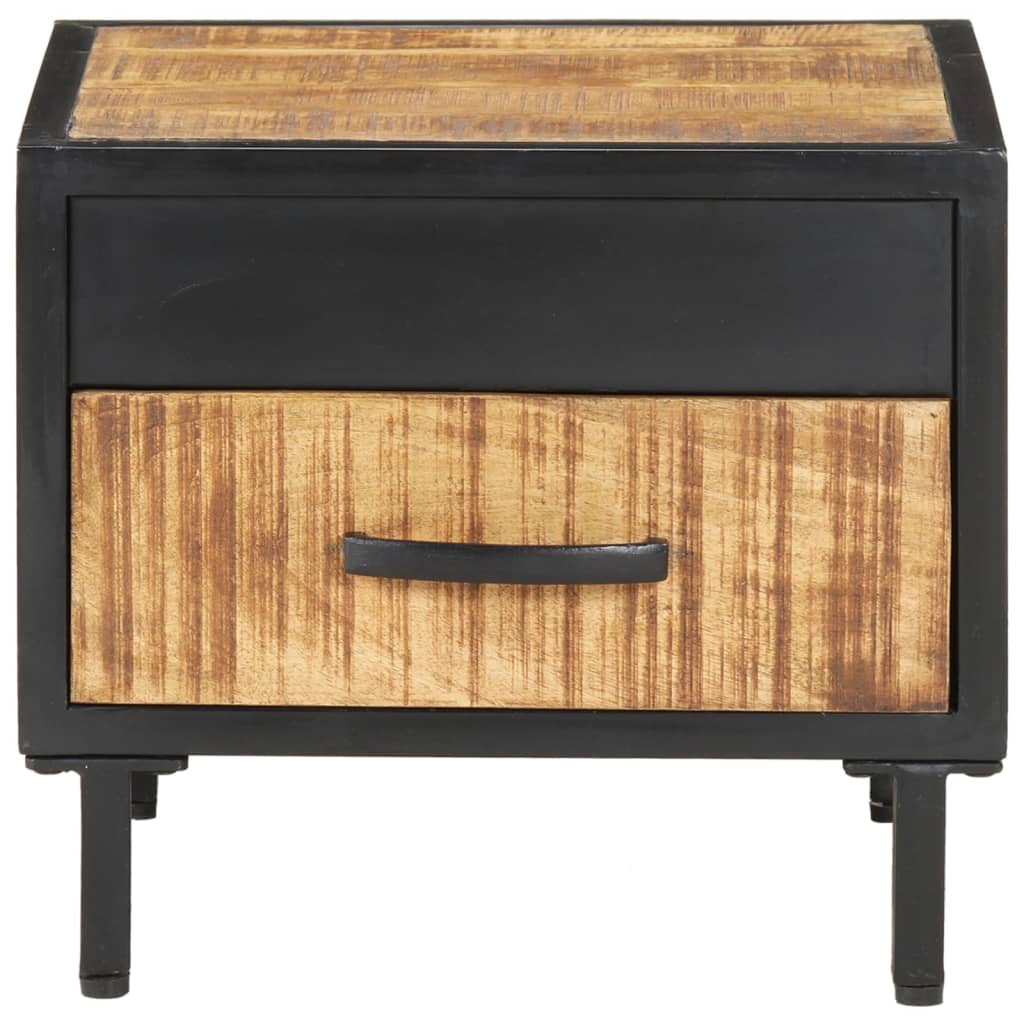 Nattbord 40x40x35 cm grovt mangotre