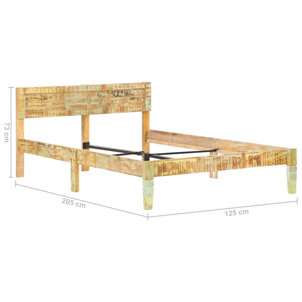 Sengeramme gjenvunnet heltre 120x200 cm