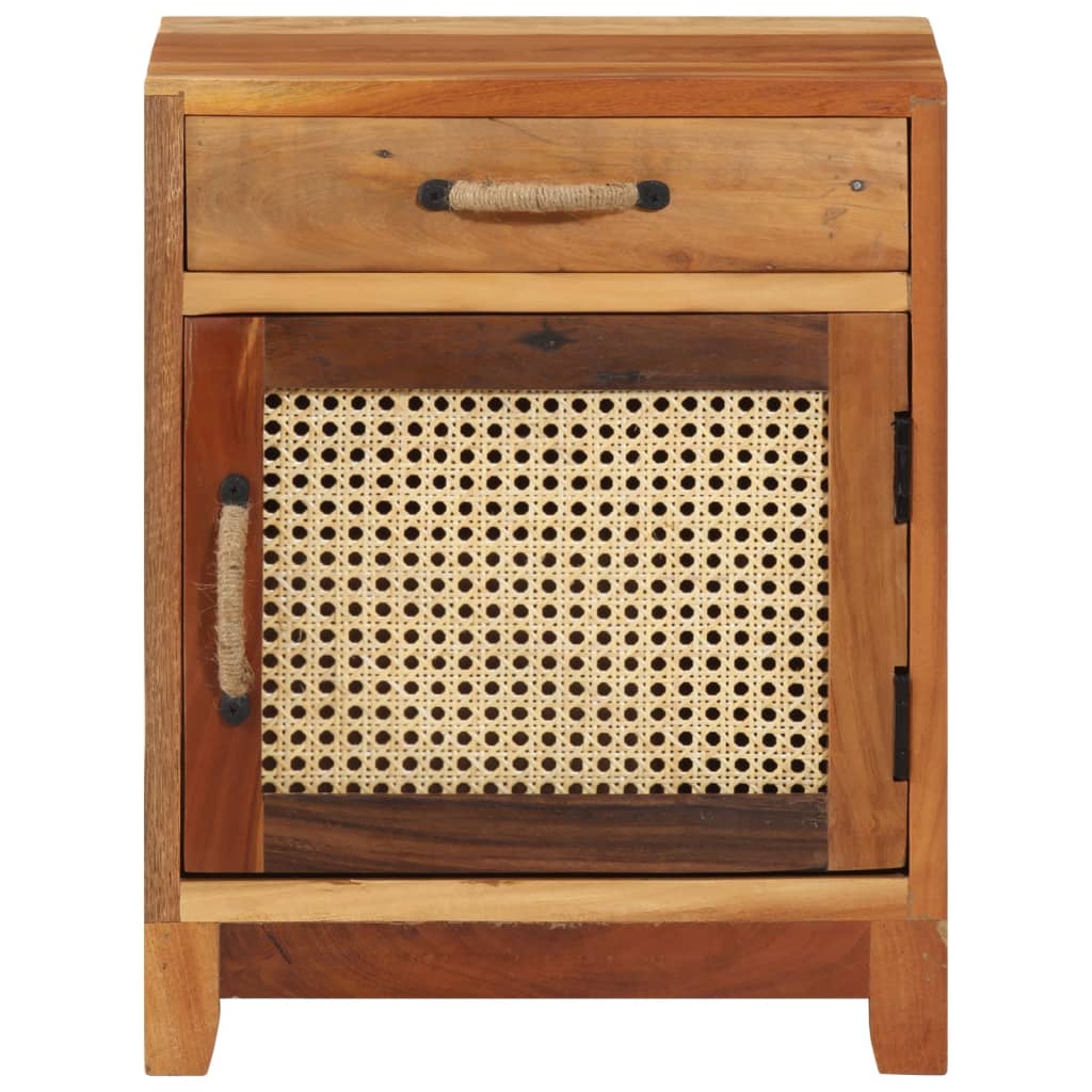 Nattbord 40x30x50 cm gjenvunnet heltre