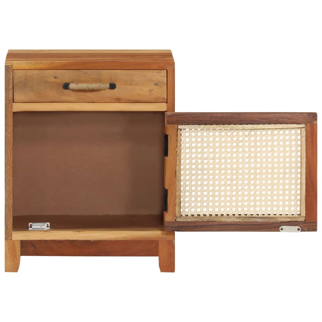 Nattbord 40x30x50 cm gjenvunnet heltre