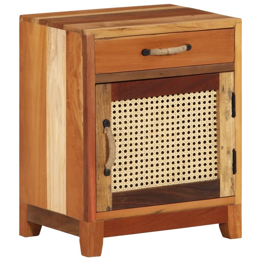 Nattbord 40x30x50 cm gjenvunnet heltre