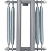 L-formet magetrener med elastiske strenger