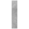 Vegghylle betonggrå 90x16x78 cm konstruert tre