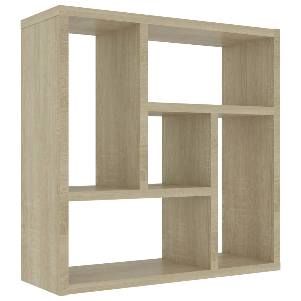 Vegghylle sonoma eik 45,1x16x45,1 cm konstruert tre