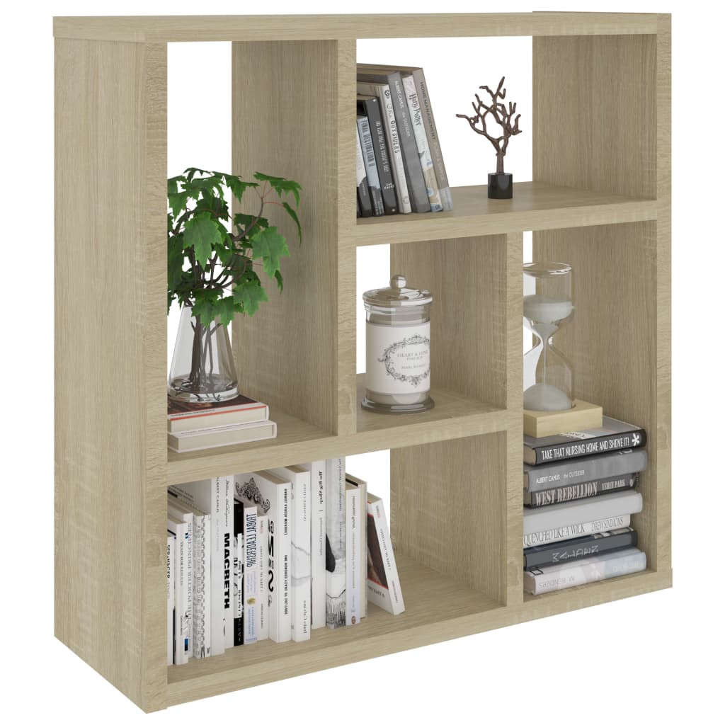 Vegghylle sonoma eik 45,1x16x45,1 cm konstruert tre