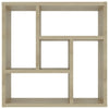 Vegghylle sonoma eik 45,1x16x45,1 cm konstruert tre