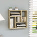 Vegghylle sonoma eik 45,1x16x45,1 cm konstruert tre