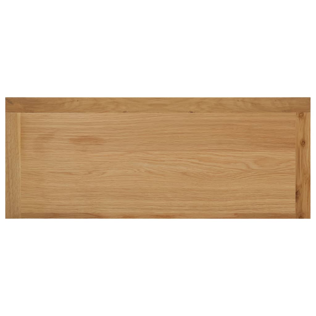 Vinskap for 11 flasker 80x32x80 cm heltre eik