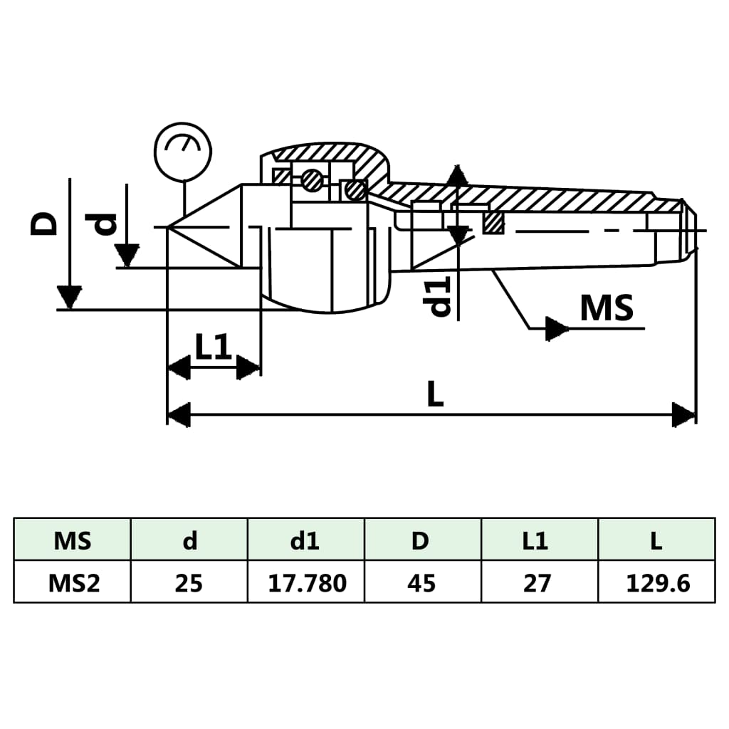 Roterende direkte senter DM312 MT2/MK2