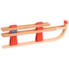 Kjelke med ryggstøtte sammenleggbar 119 cm tre