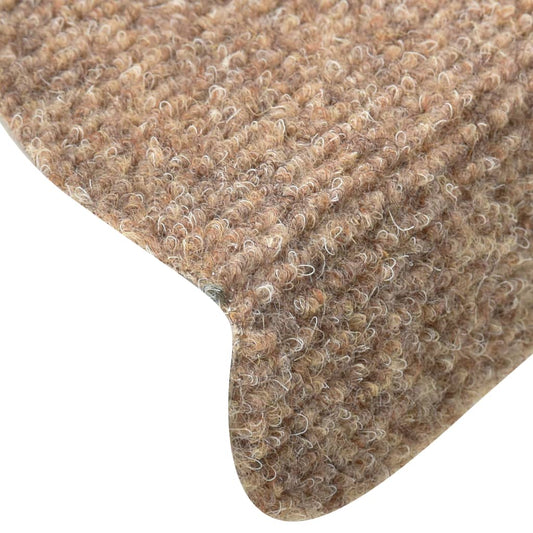 Trappematter selvklebende 15 stk 65x21x4 cm beige halvrund store