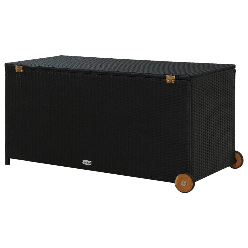 Hageboks svart 120x65x61 cm polyrotting