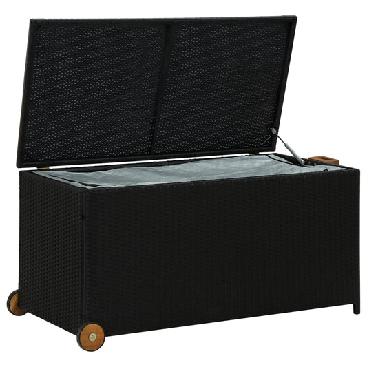 Hageboks svart 120x65x61 cm polyrotting