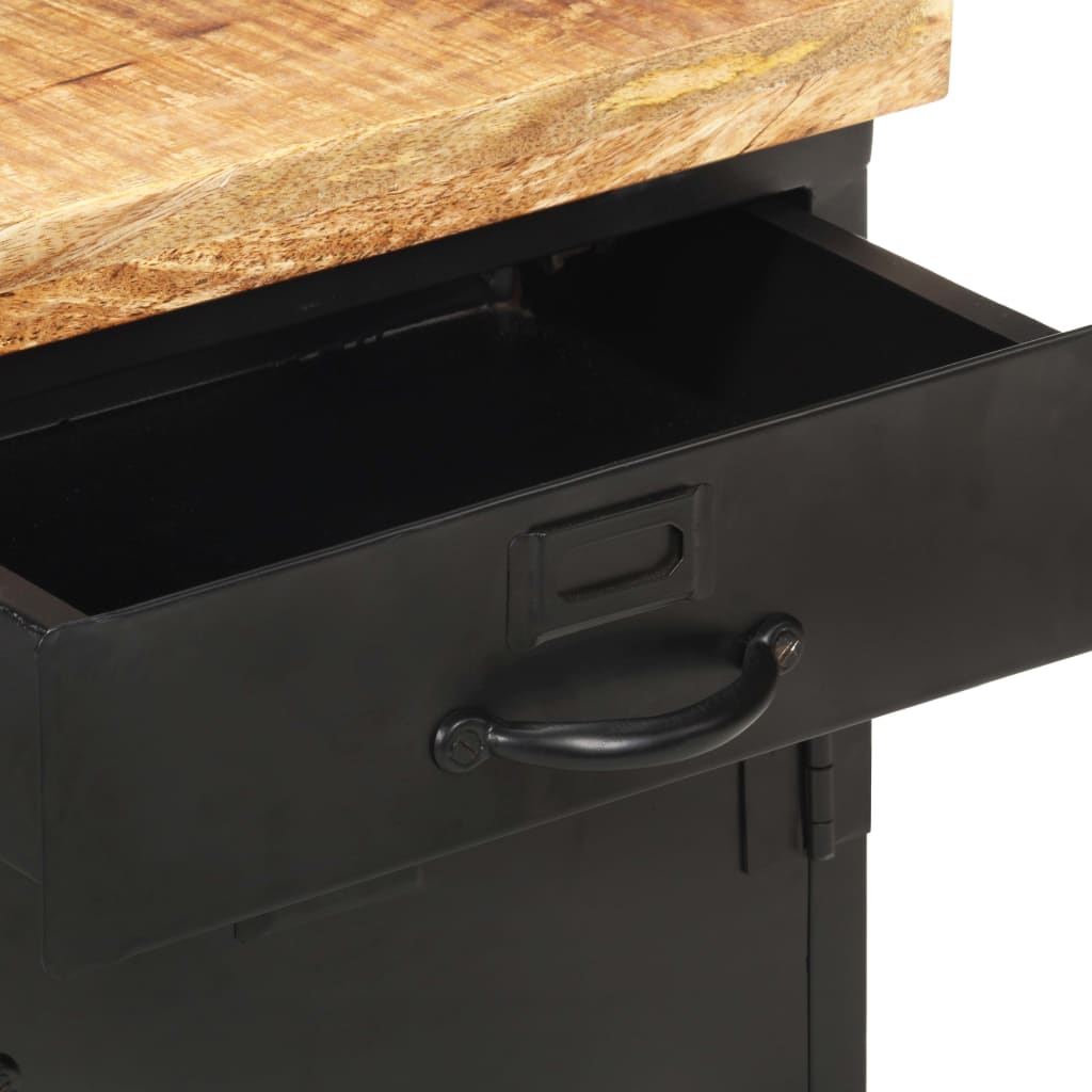 Nattbord 40x30x52 cm grovt mangotre