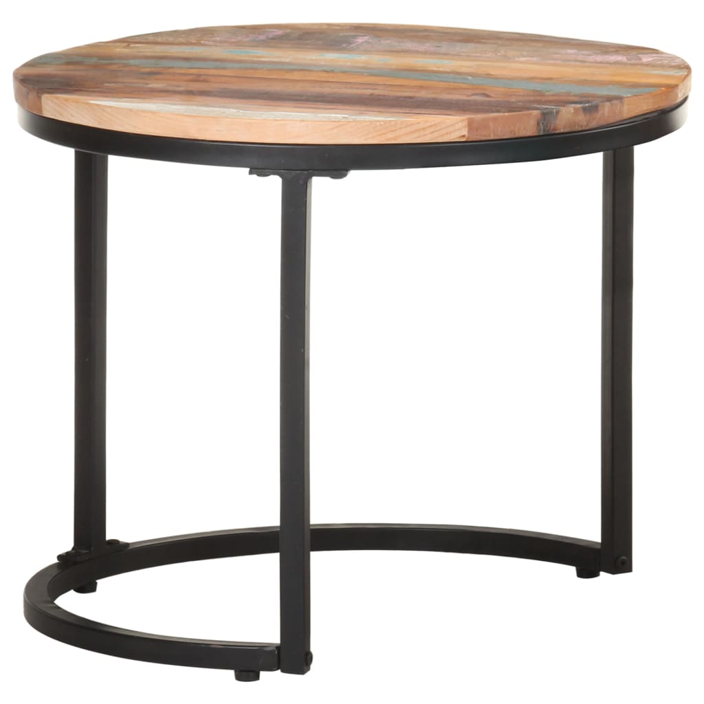 Sidebord 3 stk gjenvunnet heltre