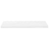 Flytende vegghylle høyglans hvit 80x23,5x3,8 cm MDF
