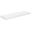 Flytende vegghyller 4 stk høyglans hvit 80x23,5x3,8 cm MDF