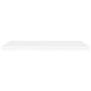 Flytende vegghyller 2 stk hvit 90x23,5x3,8 cm MDF
