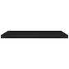 Flytende vegghyller 4 stk svart 90x23,5x3,8 cm MDF