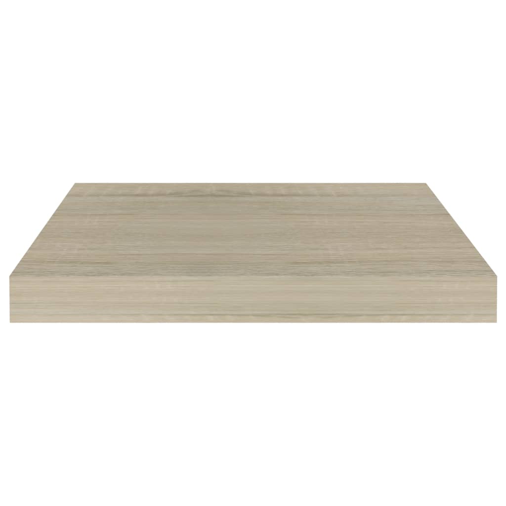 Flytende vegghylle eik 40x23x3,8 cm MDF