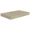 Flytende vegghyller 4 stk eik 40x23x3,8 cm MDF