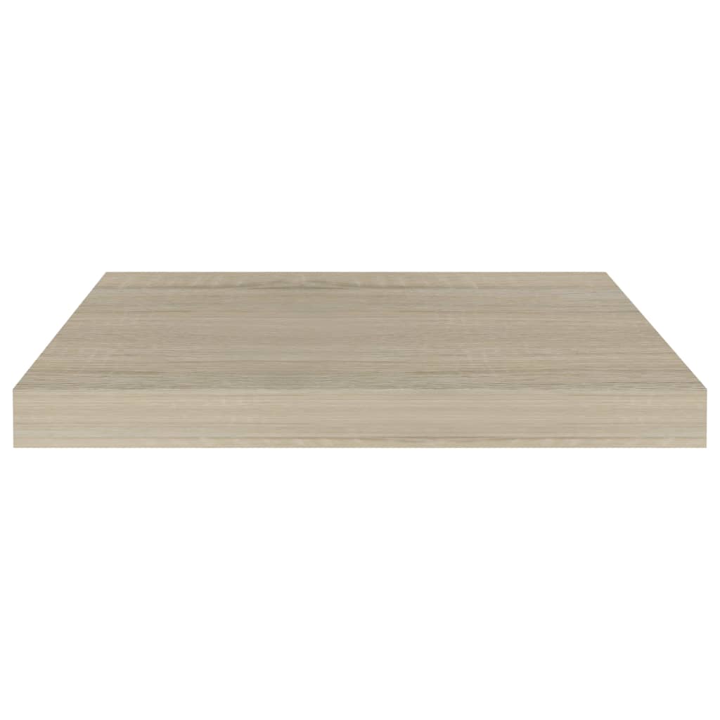 Flytende vegghyller 4 stk eik 50x23x3,8 cm MDF