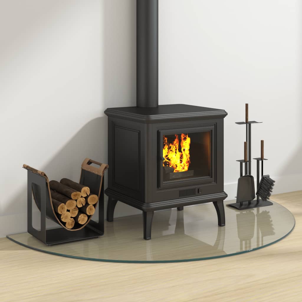 Peis glassplate halvrund 1200x600 mm