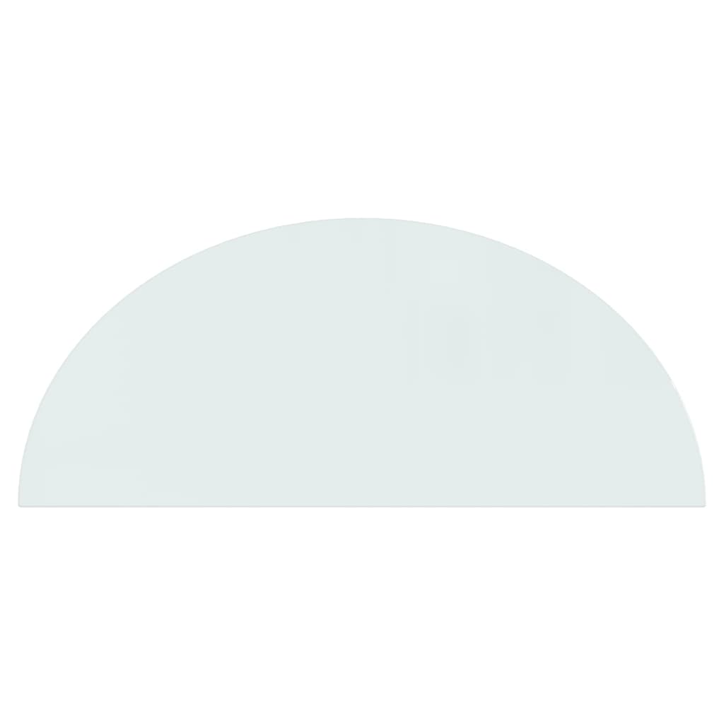 Peis glassplate halvrund 1200x500 mm