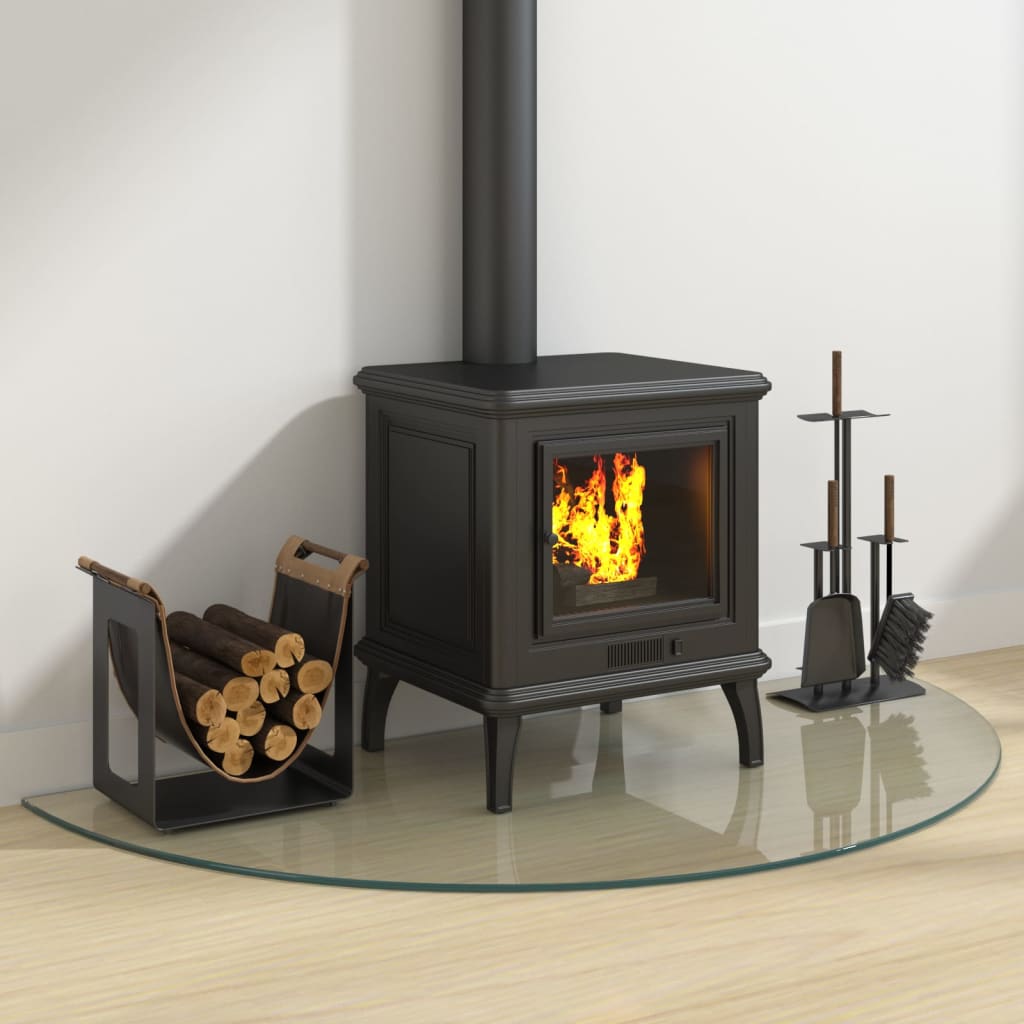 Peis glassplate halvrund 1200x600 mm