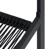 Hagestoler 2 stk PVC rotting svart