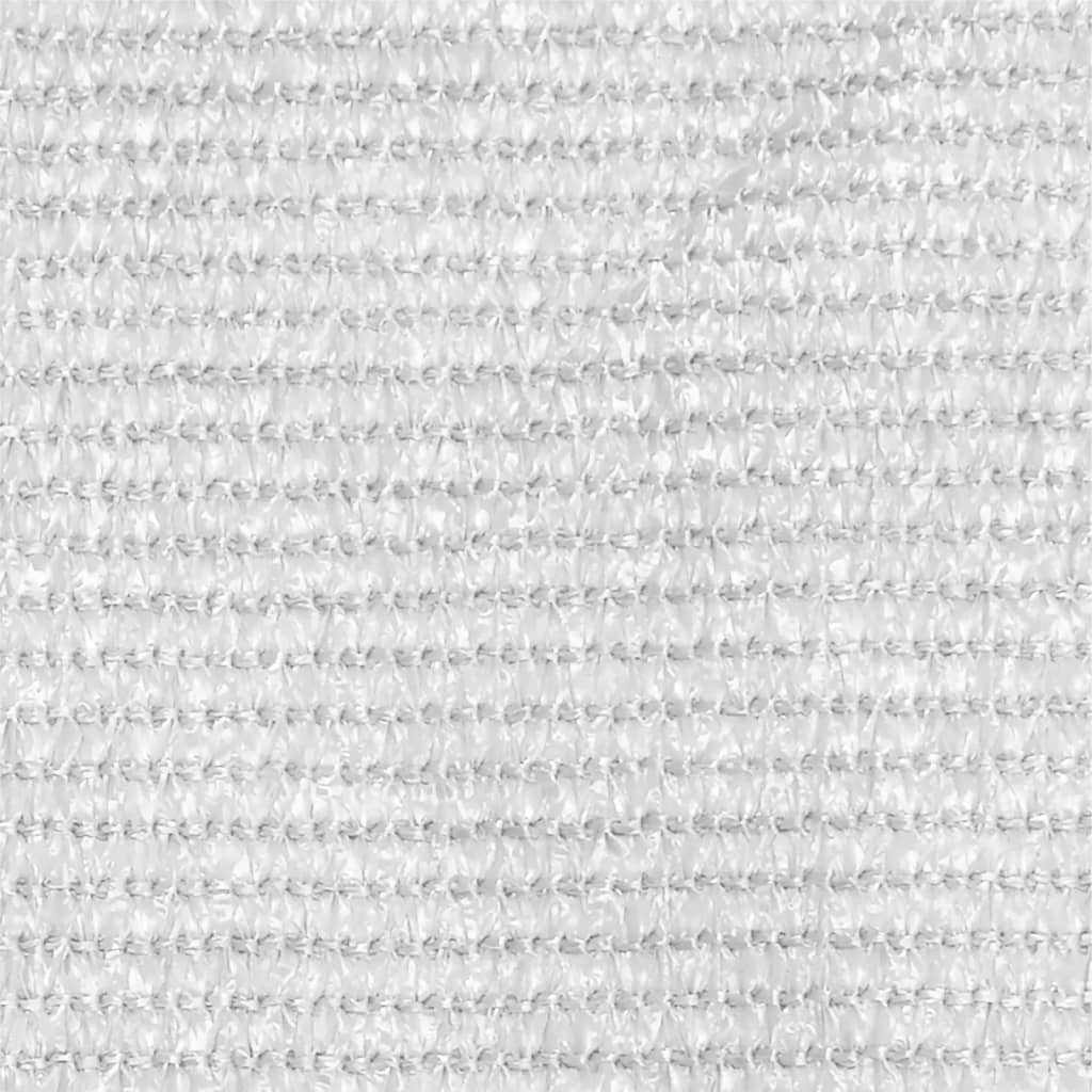 Balkongskjerm hvit 120x400 cm HDPE