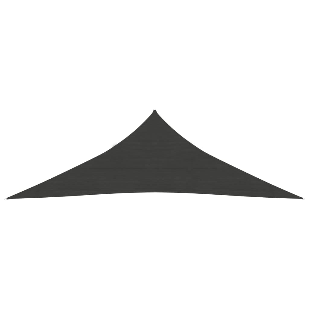 Solseil 160 g/m² antrasitt 3,5x3,5x4,9 m HDPE